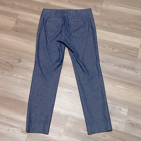 Banana Republic Sloan Skinny-Fit Sailor Ankle Pant Blue texture Ankle Size 2 - Picture 12 of 13